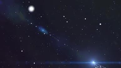 粒子星空科技线条视频的预览图